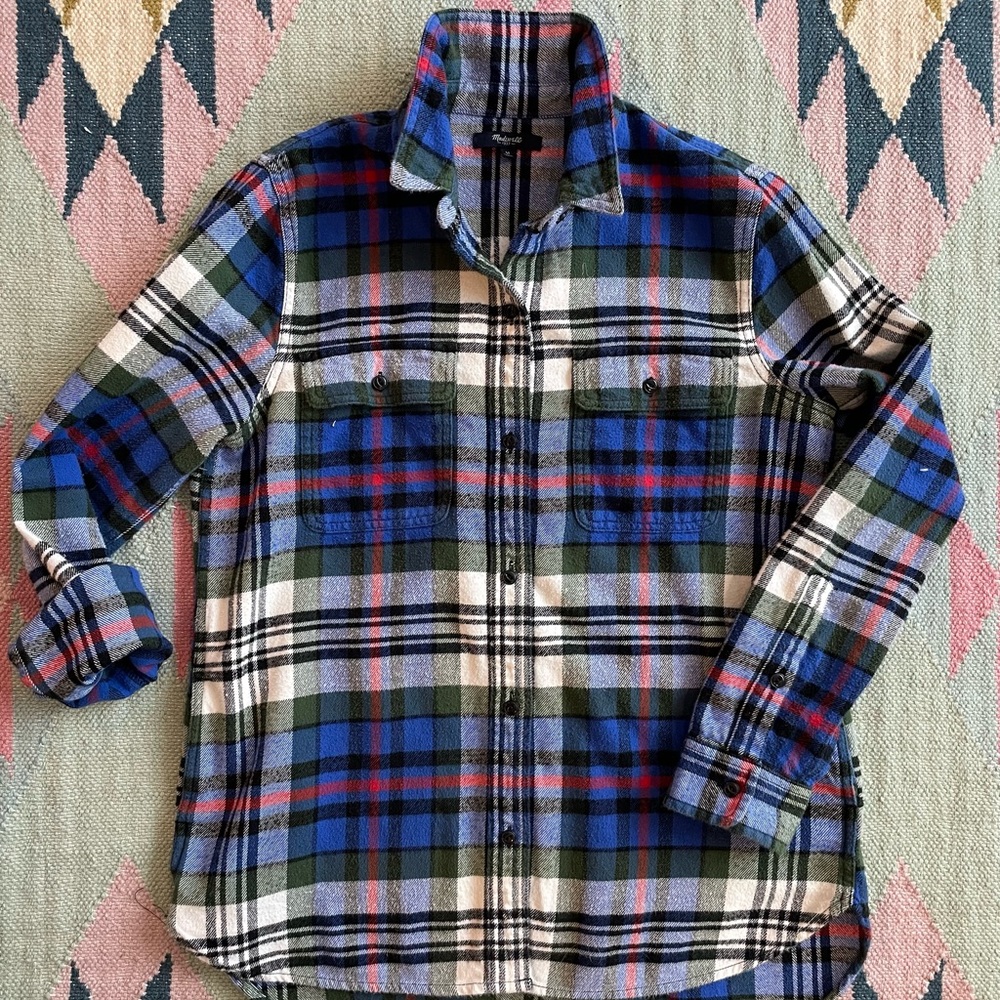 Madewell Flannel Shirt/Shacket, M